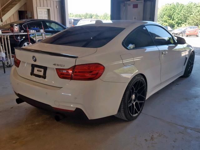 WBA3R1C5XEK190480 - 2014 BMW 435 I WHITE photo 4