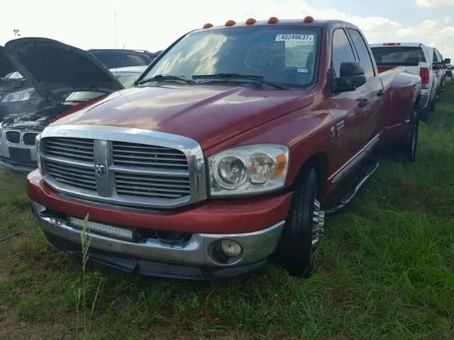 3D7ML48A57G846438 - 2007 DODGE RAM 3500 S MAROON photo 2