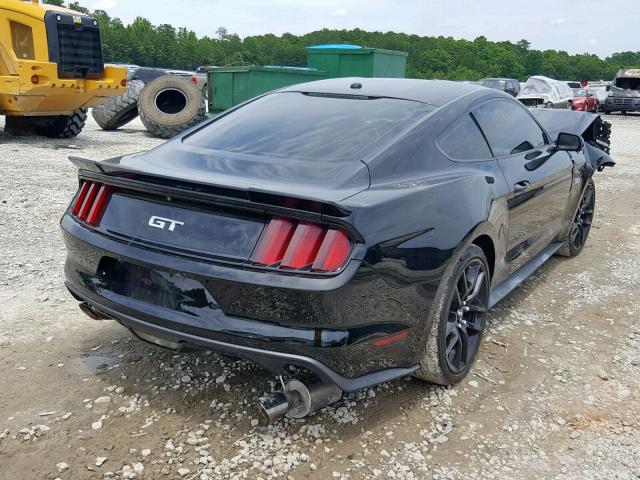 1FA6P8CF2F5357377 - 2015 FORD MUSTANG GT BLACK photo 4