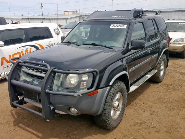 5N1ED28Y03C651479 - 2003 NISSAN XTERRA XE BLACK photo 2