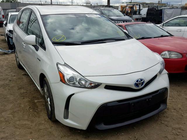 JTDZN3EU2HJ058011 - 2017 TOYOTA PRIUS V WHITE photo 1