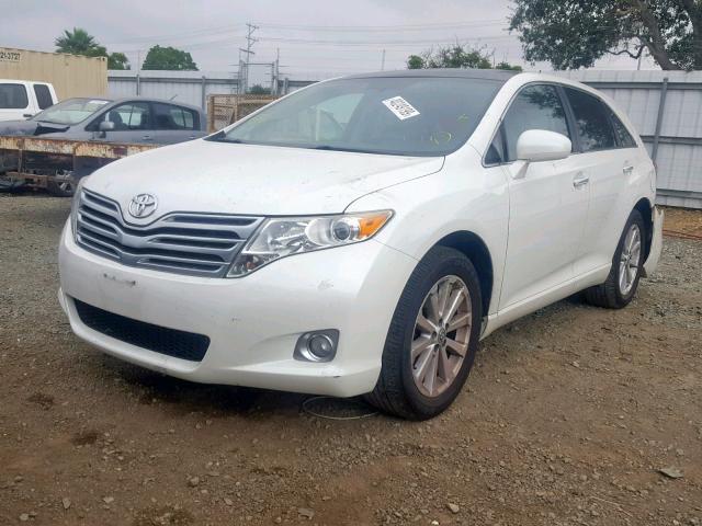 4T3ZA3BB9CU058418 - 2012 TOYOTA VENZA LE WHITE photo 2