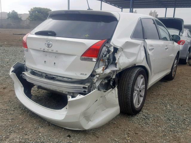 4T3ZA3BB9CU058418 - 2012 TOYOTA VENZA LE WHITE photo 4