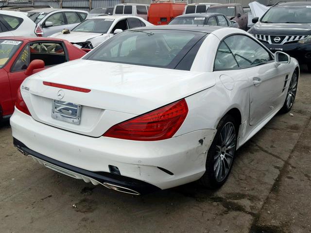 WDDJK6GA9HF045551 - 2017 MERCEDES-BENZ SL 450 WHITE photo 4