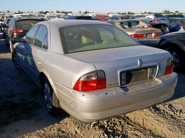 1LNHM86S85Y623529 - 2005 LINCOLN LS SILVER photo 3