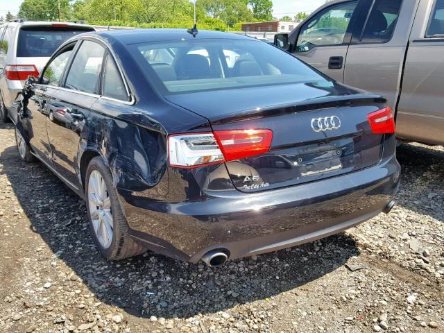 WAUGFAFC3DN093056 - 2013 AUDI A6 PREMIUM BLUE photo 3