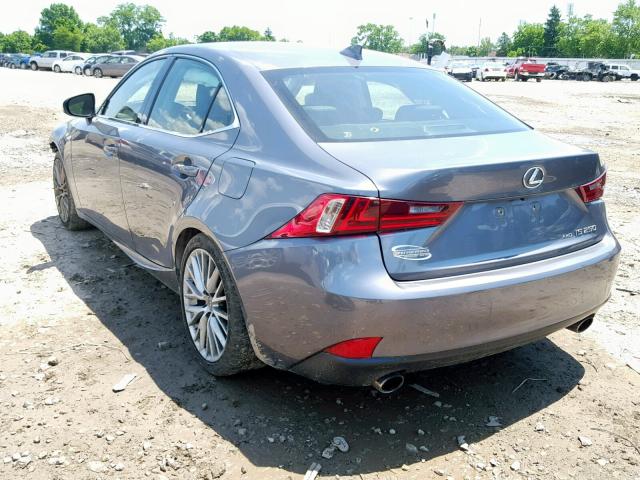 JTHCF1D25E5007323 - 2014 LEXUS IS 250 GRAY photo 3