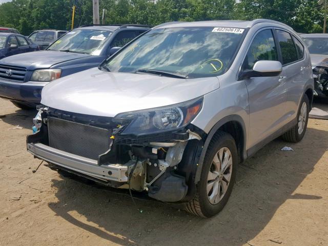 2HKRM4H73CH602807 - 2012 HONDA CR-V EXL SILVER photo 2