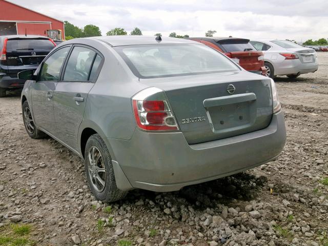 3N1AB61E28L689181 - 2008 NISSAN SENTRA 2.0 SILVER photo 3