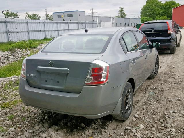 3N1AB61E28L689181 - 2008 NISSAN SENTRA 2.0 SILVER photo 4