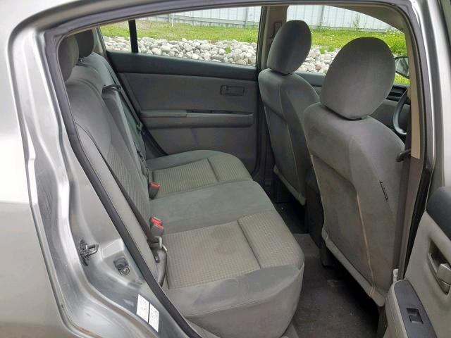 3N1AB61E28L689181 - 2008 NISSAN SENTRA 2.0 SILVER photo 6