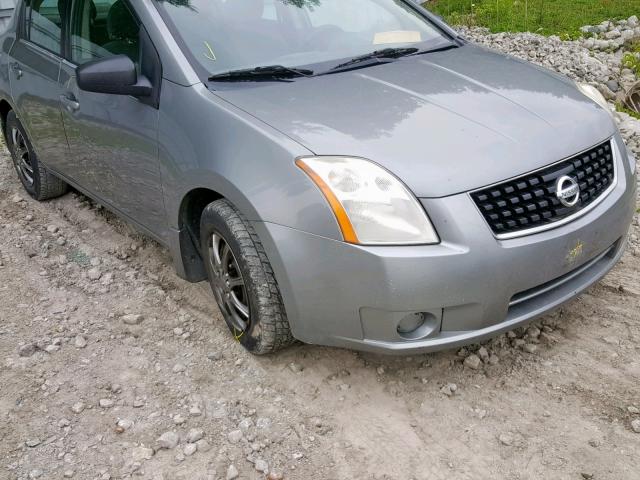 3N1AB61E28L689181 - 2008 NISSAN SENTRA 2.0 SILVER photo 9