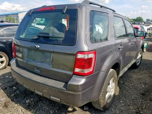 1FMCU0C72CKC74623 - 2012 FORD ESCAPE XLS GRAY photo 4