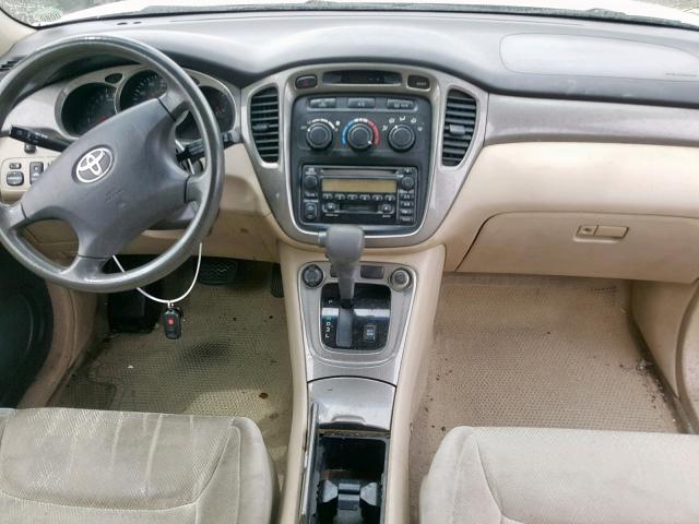 JTEGD21A420044619 - 2002 TOYOTA HIGHLANDER BEIGE photo 9