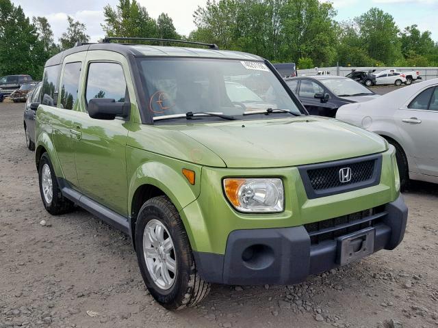 5J6YH18726L009206 - 2006 HONDA ELEMENT EX GREEN photo 1