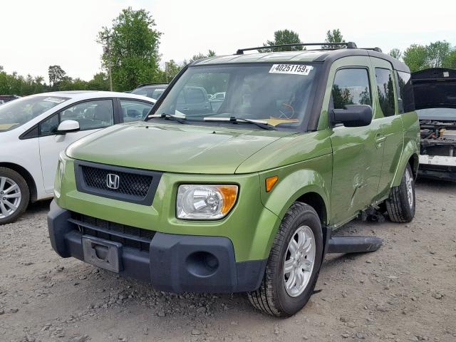 5J6YH18726L009206 - 2006 HONDA ELEMENT EX GREEN photo 2