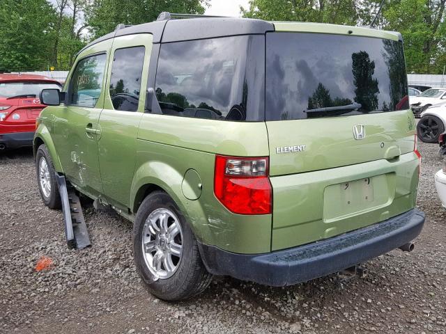 5J6YH18726L009206 - 2006 HONDA ELEMENT EX GREEN photo 3