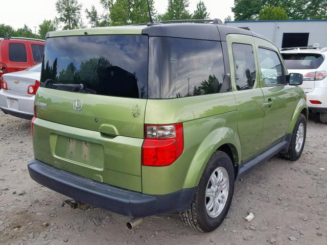 5J6YH18726L009206 - 2006 HONDA ELEMENT EX GREEN photo 4