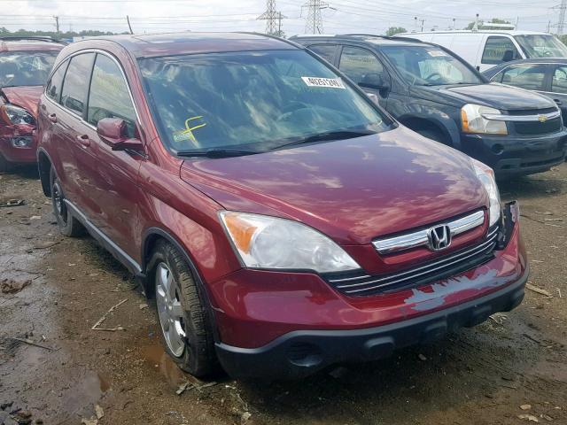 JHLRE48758C038290 - 2008 HONDA CR-V EXL RED photo 1