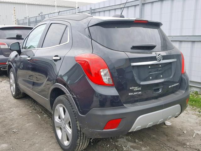 KL4CJASB7GB582766 - 2016 BUICK ENCORE BLACK photo 3