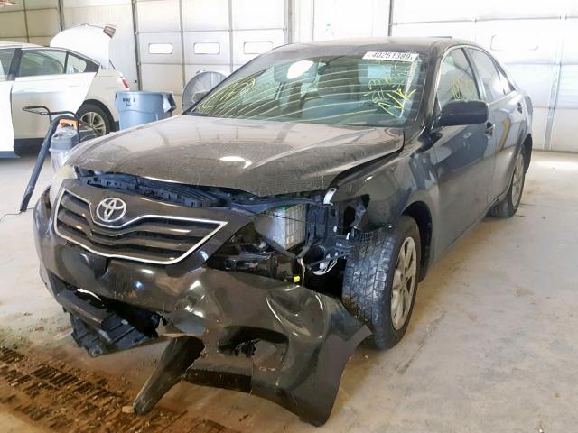 4T4BF3EK9BR153492 - 2011 TOYOTA CAMRY BASE BLACK photo 2