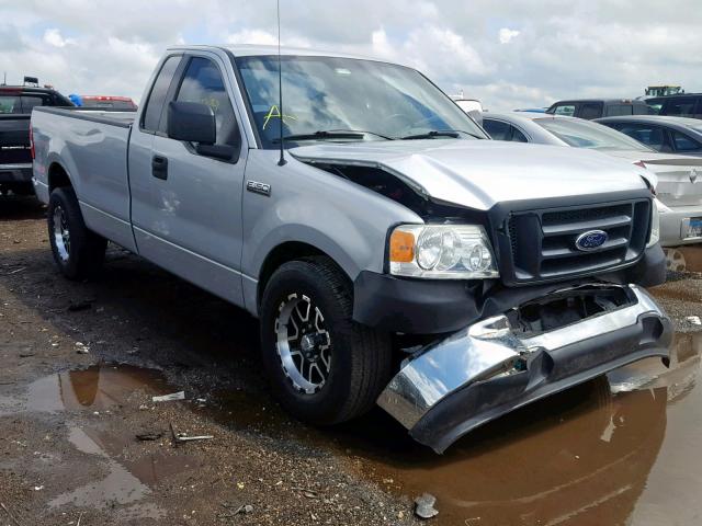 1FTVF12505NC01457 - 2005 FORD F150 SILVER photo 1