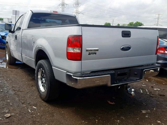 1FTVF12505NC01457 - 2005 FORD F150 SILVER photo 3