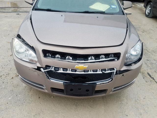 1G1ZH57B48F212499 - 2008 CHEVROLET MALIBU 1LT ოქროსფერი ფოტო 9