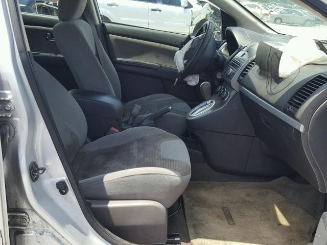 3N1AB6APXCL647870 - 2012 NISSAN SENTRA 2.0 SILVER photo 5