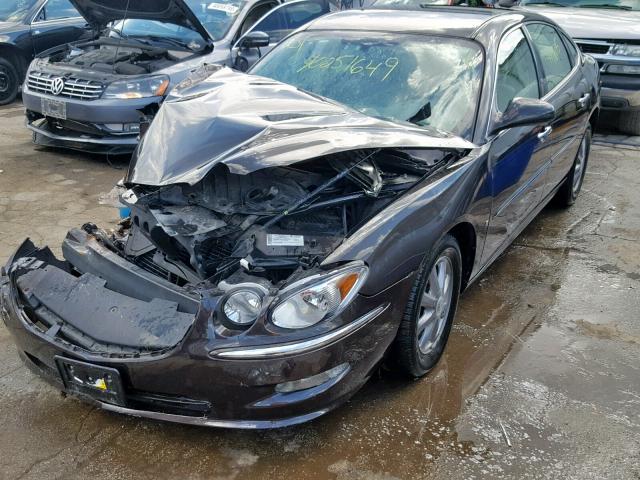 2G4WC582081135804 - 2008 BUICK LACROSSE C BROWN photo 2