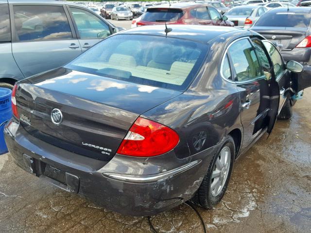 2G4WC582081135804 - 2008 BUICK LACROSSE C BROWN photo 4