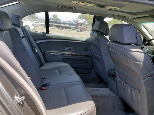 WBAGN634X4DS49922 - 2004 BMW 745 LI SILVER photo 6