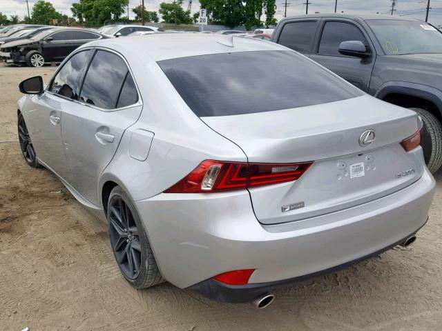 JTHBA1D29G5010934 - 2016 LEXUS IS 200T SILVER photo 3