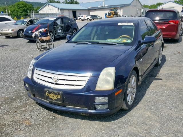 1G6DC67A850196550 - 2005 CADILLAC STS BLUE photo 2