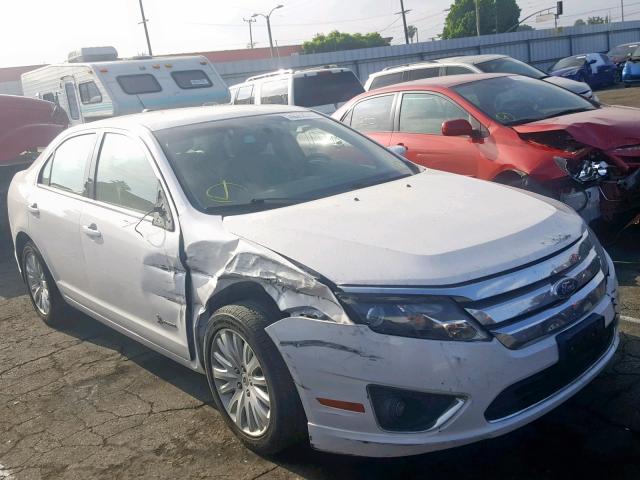 3FADP0L35BR110120 - 2011 FORD FUSION HYB WHITE photo 1