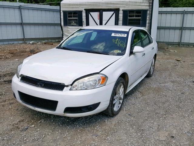 2G1WC5E36D1166124 - 2013 CHEVROLET IMPALA LTZ WHITE photo 2