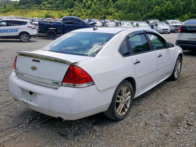 2G1WC5E36D1166124 - 2013 CHEVROLET IMPALA LTZ WHITE photo 4