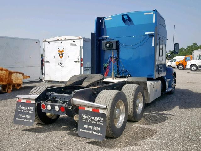 1XKAD48X6EJ386222 - 2014 KENWORTH CONSTRUCTI BLUE photo 4