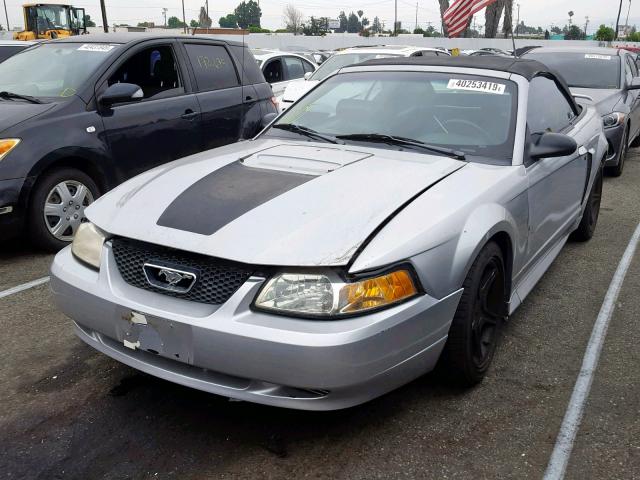 1FAFP45X9XF180692 - 1999 FORD MUSTANG GT SILVER photo 2