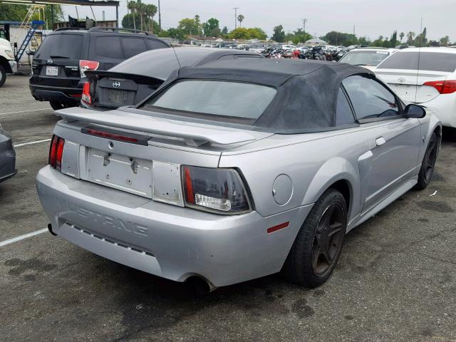 1FAFP45X9XF180692 - 1999 FORD MUSTANG GT SILVER photo 4