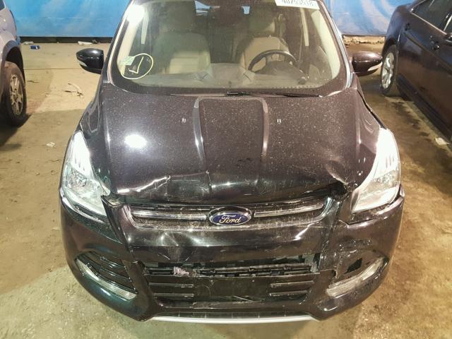 1FMCU9J95EUC38991 - 2014 FORD ESCAPE TIT BLACK photo 7