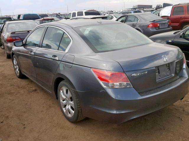 1HGCP2F89AA161087 - 2010 HONDA ACCORD EXL GRAY photo 3