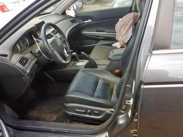 1HGCP2F89AA161087 - 2010 HONDA ACCORD EXL GRAY photo 5