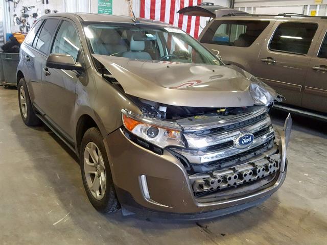 2FMDK3J96CBA59594 - 2012 FORD EDGE SEL GOLD photo 1