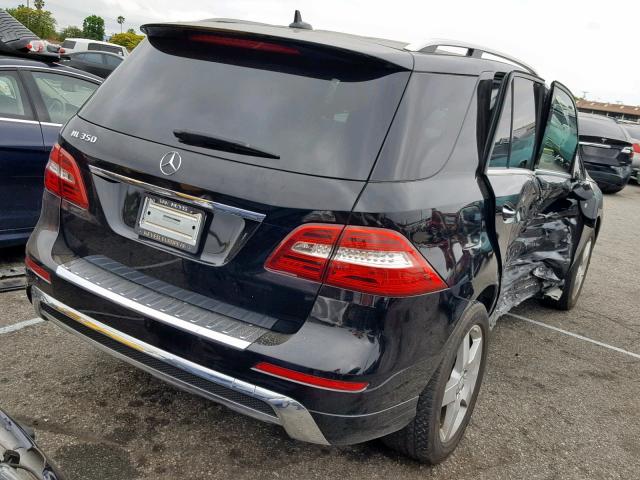 4JGDA5JB1EA383553 - 2014 MERCEDES-BENZ ML 350 BLACK photo 4