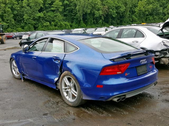 WAUW2AFC1EN065006 - 2014 AUDI S7 PREMIUM BLUE photo 3