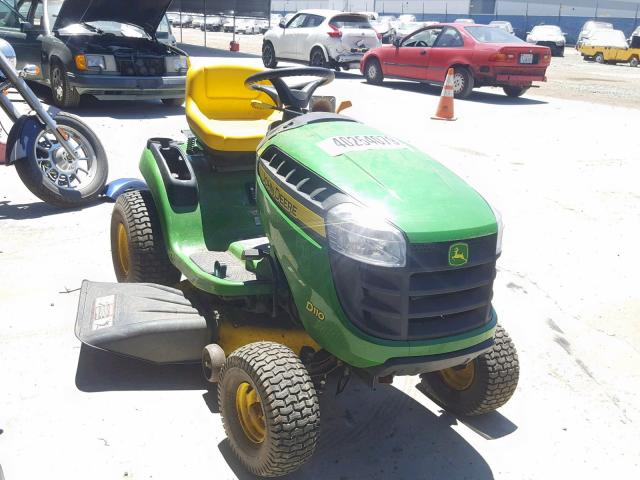 1GXD110CTFF100564 - 2017 JOHN DEERE MOWER GREEN photo 1