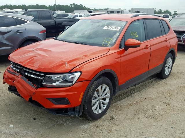 3VV1B7AX4KM054552 - 2019 VOLKSWAGEN TIGUAN S ORANGE photo 2