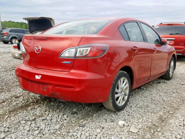 JM1BL1V75D1708868 - 2013 MAZDA 3 I RED photo 4