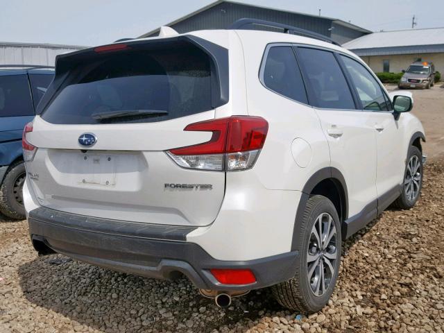 JF2SKASC5KH438597 - 2019 SUBARU FORESTER L WHITE photo 4